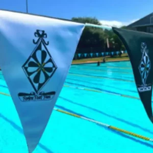 Printed Backstroke Flags